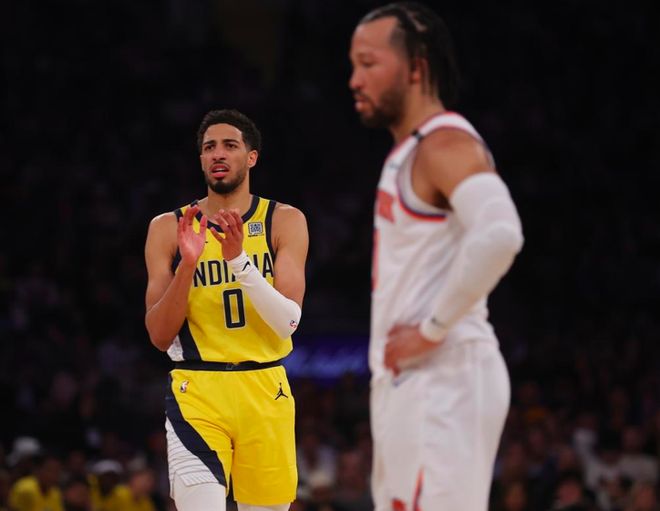 7分大胜扳回一城双核56分打爆大黑马pg电子首页拒绝1-4出局！尼克斯1(图3)