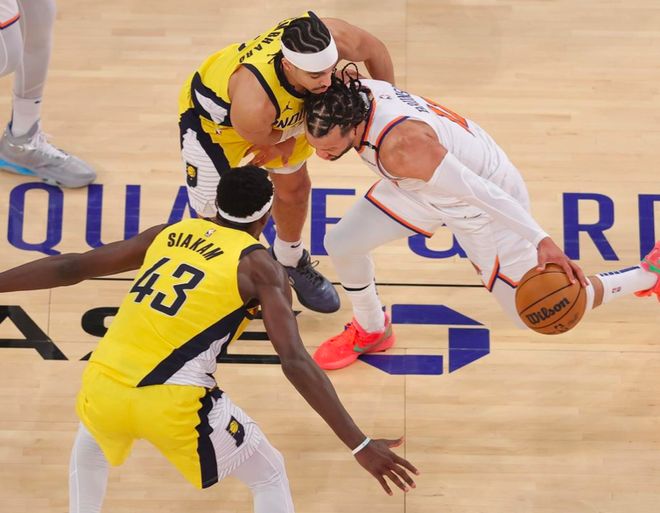 7分大胜扳回一城双核56分打爆大黑马pg电子首页拒绝1-4出局！尼克斯1(图1)